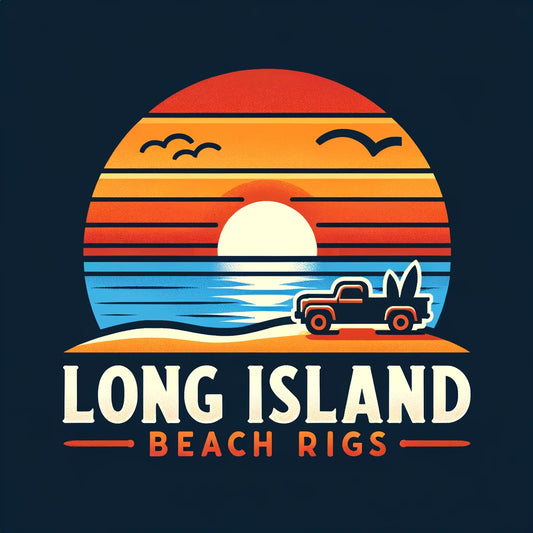 Long Island Beach Rig Holographic Sticker